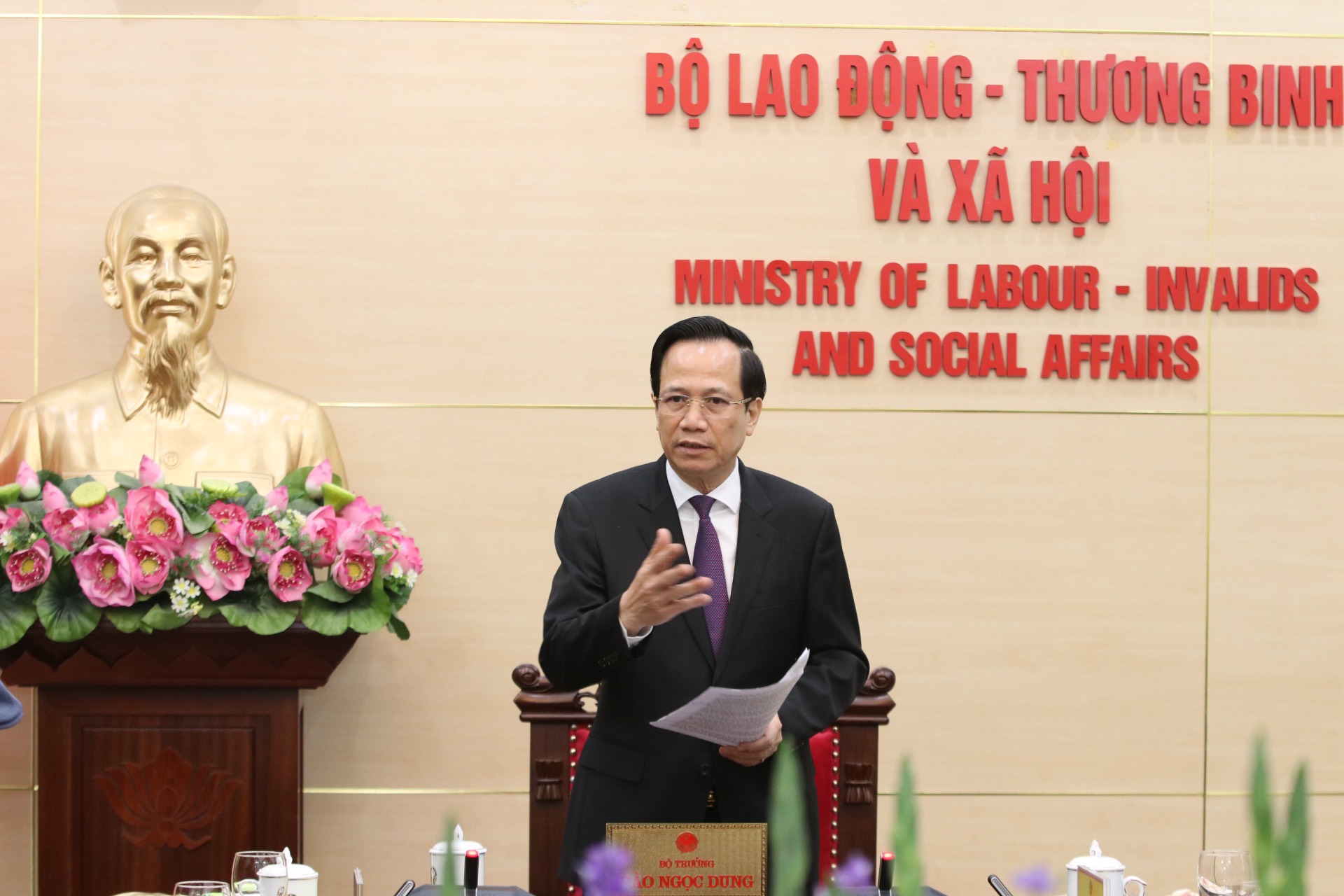 Bộ trưởng Đào Ngọc Dung: Tập trung cao độ phát triển thị trường lao động